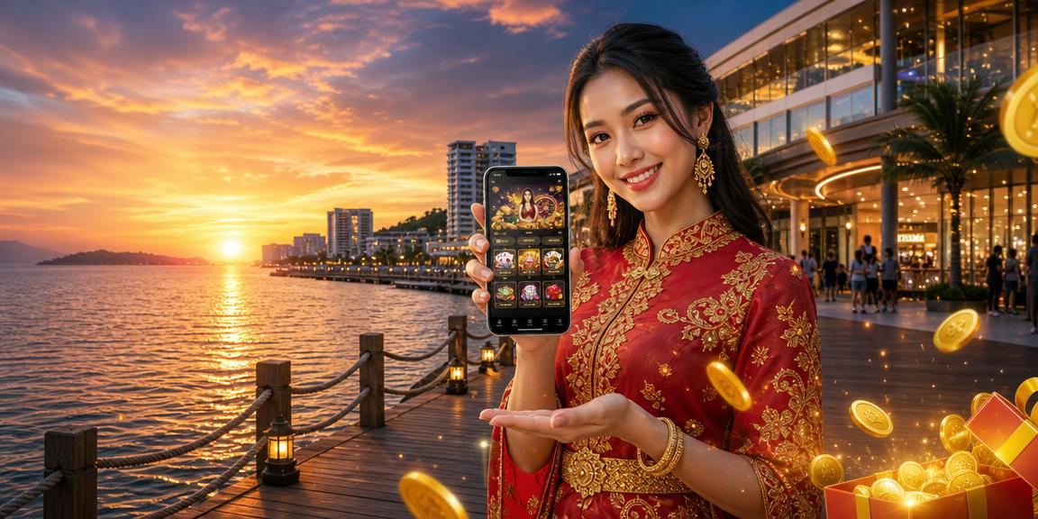Pemain di Kota Kinabalu menggunakan aplikasi kasino pada waktu lapang